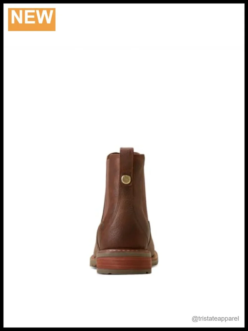 Men's Waterproof Leather Chelsea Boots Pull-On Ankle Boot
